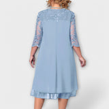 Helena - Oversized desenli elbise