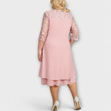 Helena - Oversized desenli elbise